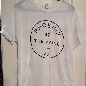 The Maine Band Phoenix 07 White Unisex Graphic T Shirt Size Medium M